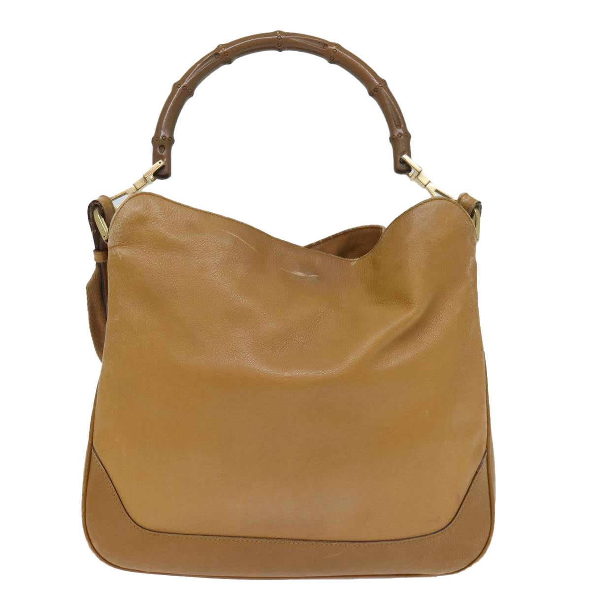 Luxury Gucci Trending 2025 Bamboo Shoulder Bag Leather 2way Brown  72419
