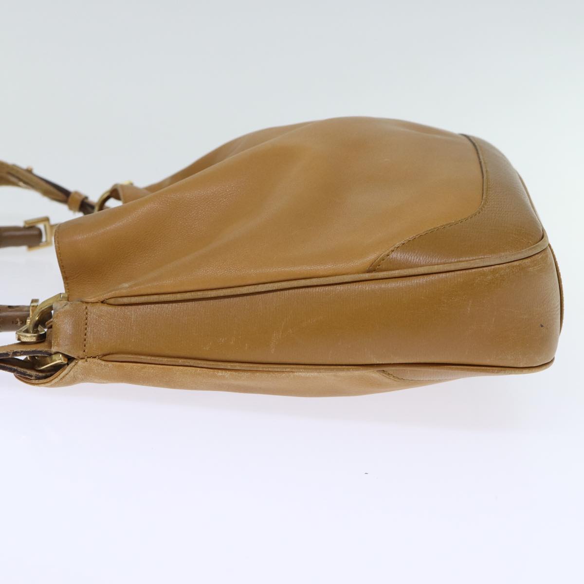 Luxury Gucci Trending 2025 Bamboo Shoulder Bag Leather 2way Brown  72419