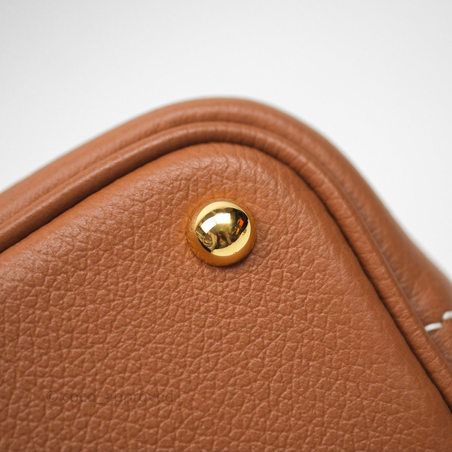 Hermès Bolide Mini 1923 Gold 37 Evercolor Gold Hardware