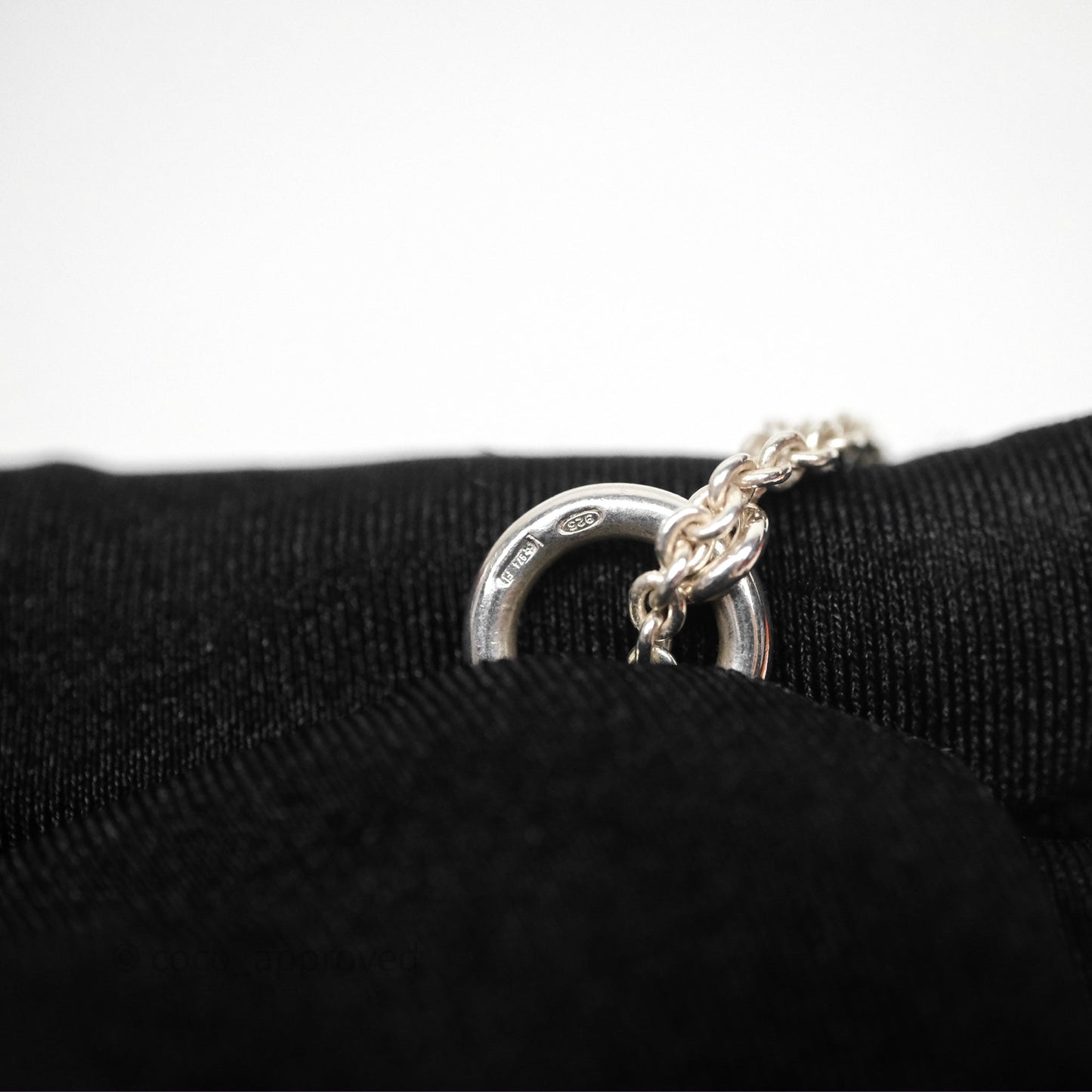 Hermes Chaine d'ancre Pendant Necklace Silver 925