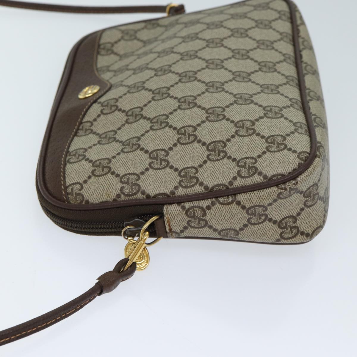 Luxury Gucci Trending 2025 GG Supreme Shoulder Bag PVC Beige 97 02 068  72481