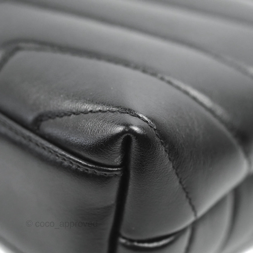 Saint Laurent Loulou Toy Quilted Leather Shoulder Bag Black