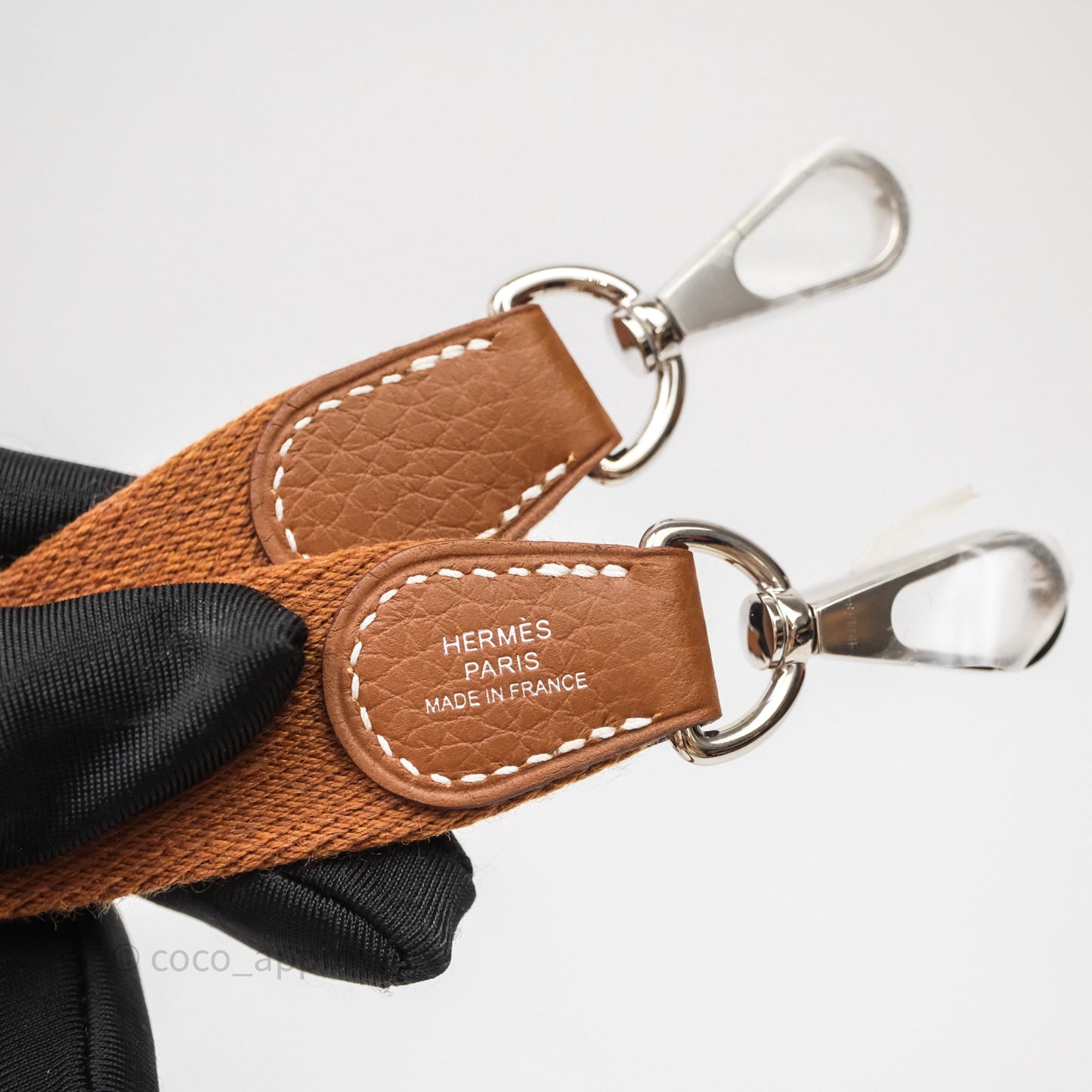 Hermès Mini Evelyne 16 Gold Clemence Gold Hardware