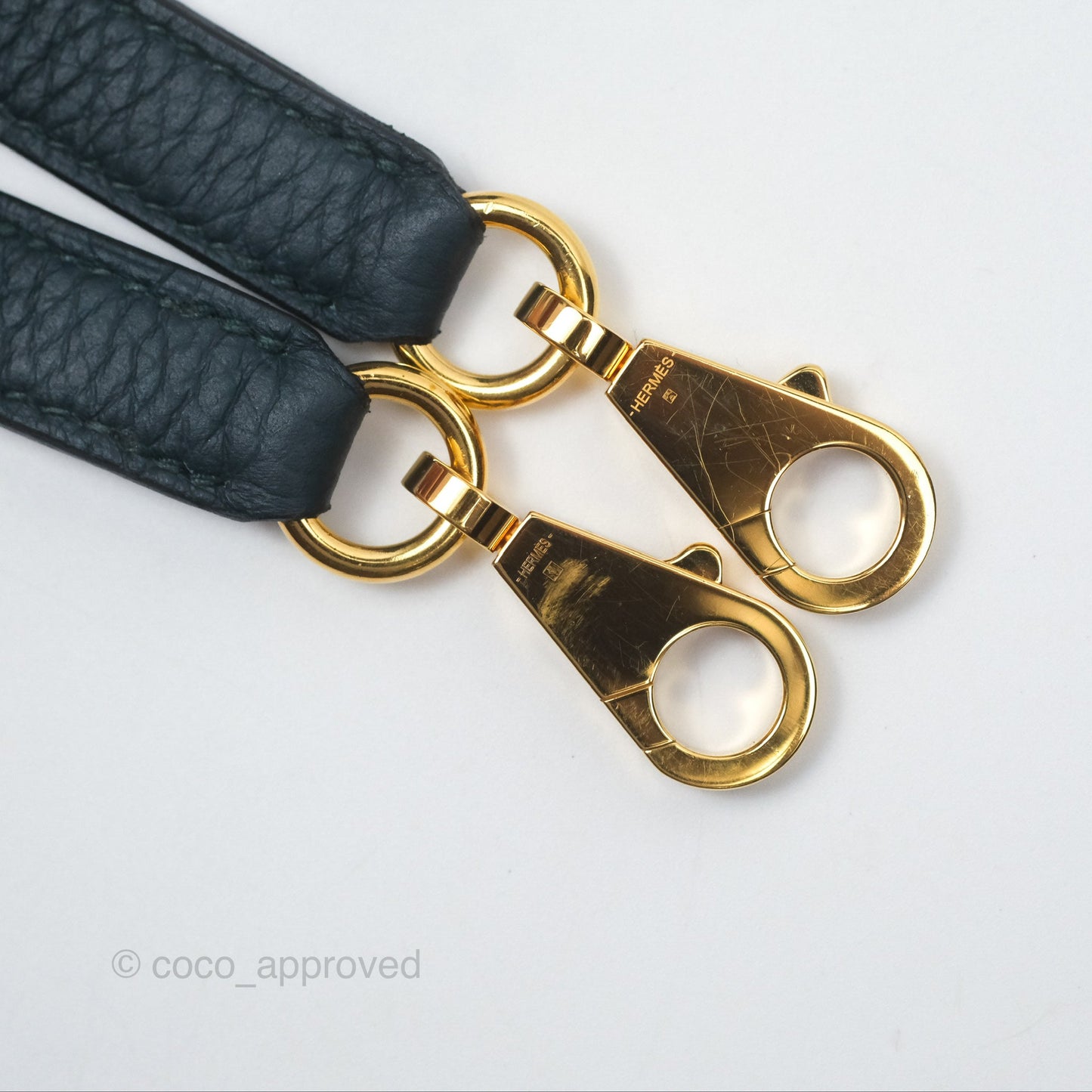 Hermès Kelly 28 Retourne Dark Green Clemence Gold Hardware