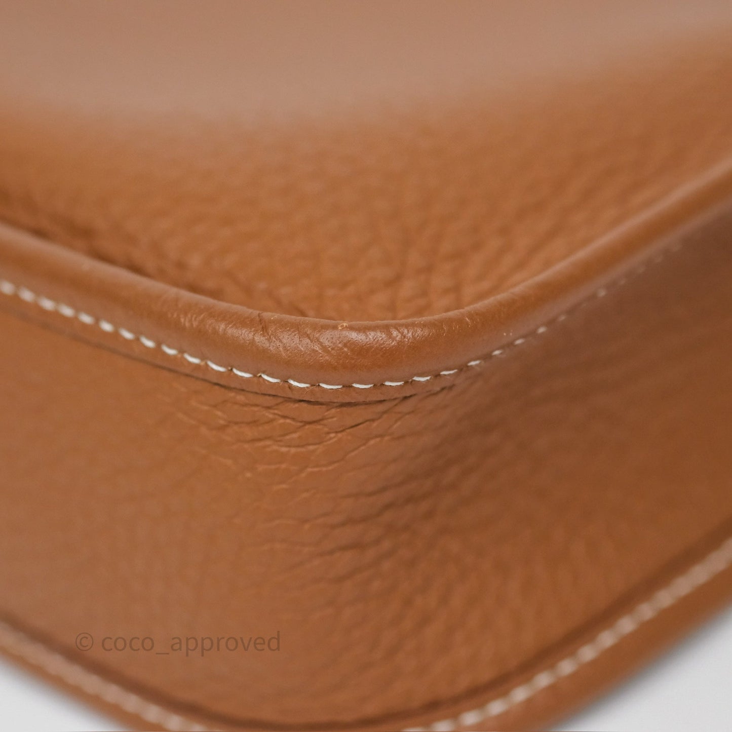 Hermès Mini Evelyne 16 Amazone Gold 37 Clemence Palladium Hardware