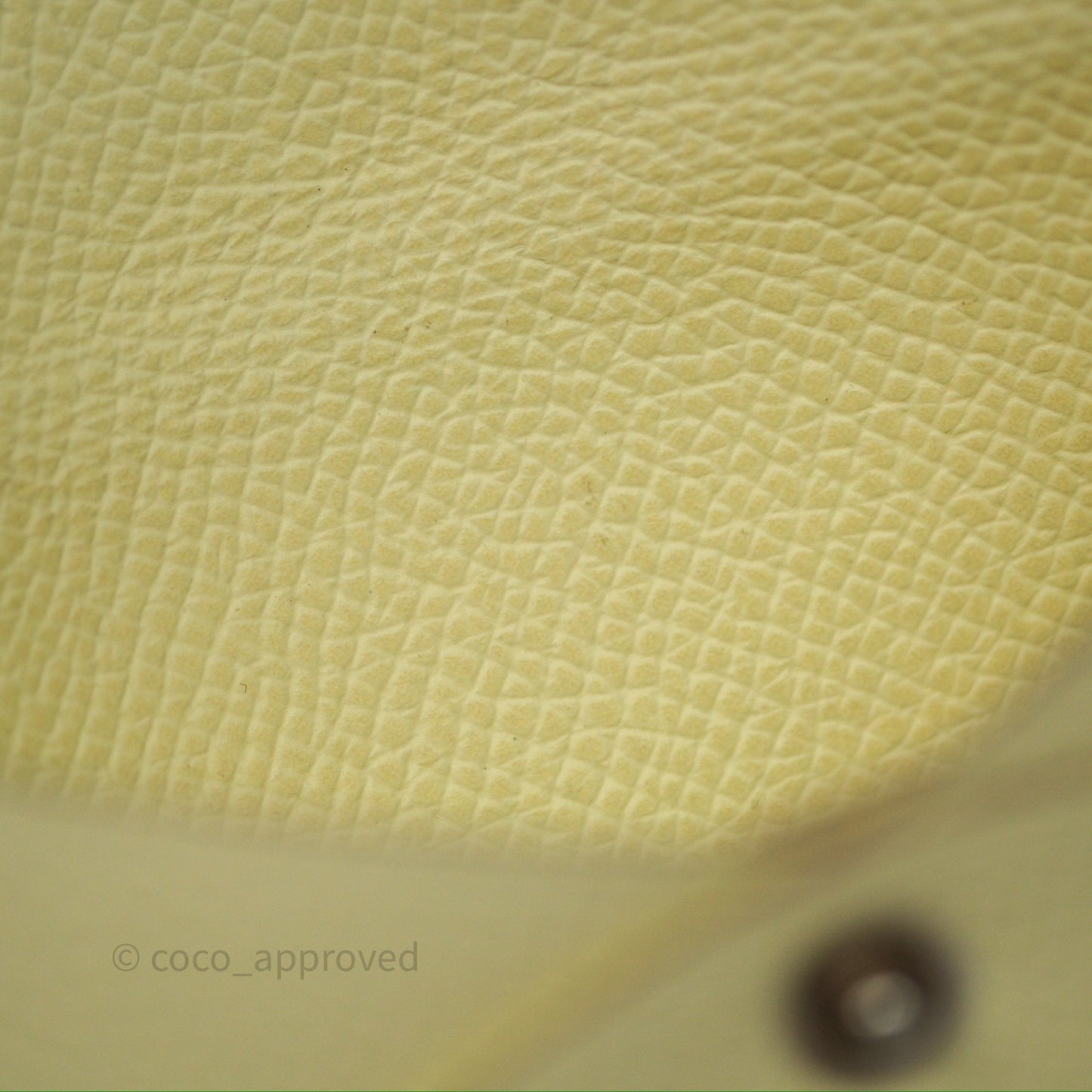 Hermès Calvi Card Holder Jaune Milton I8 Epsom