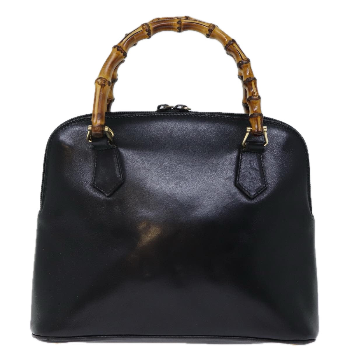 Luxury Gucci Trending 2025 Bamboo Hand Bag Leather 2way Black  72549