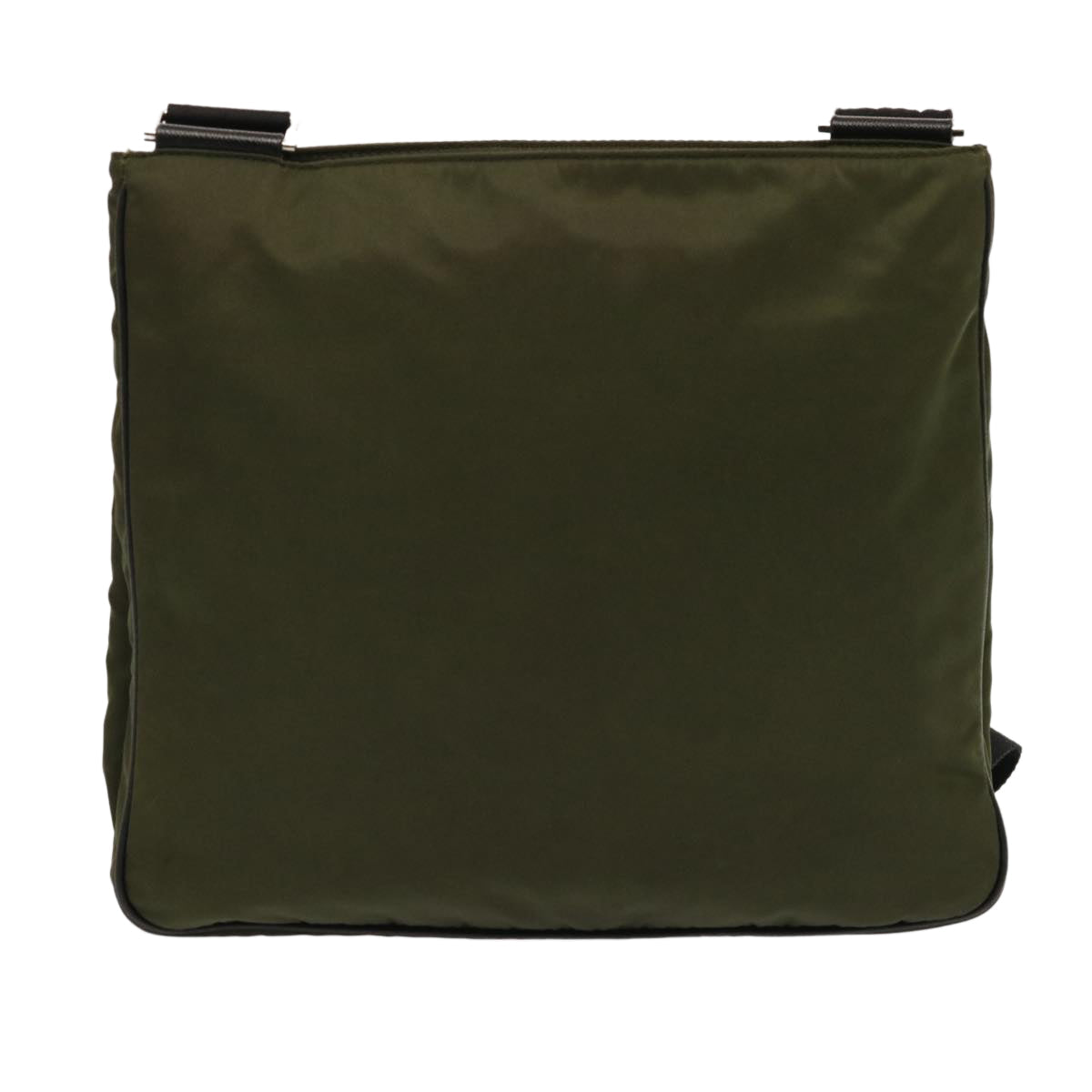 Luxury PradaShoulder Bag Nylon Khaki 72559