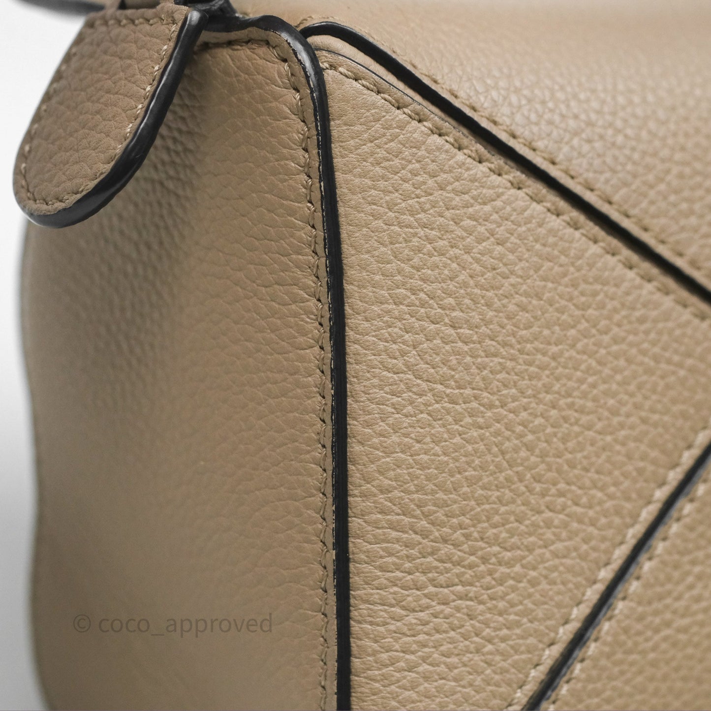 Loewe Mini Puzzle Bag Beige Calfskin