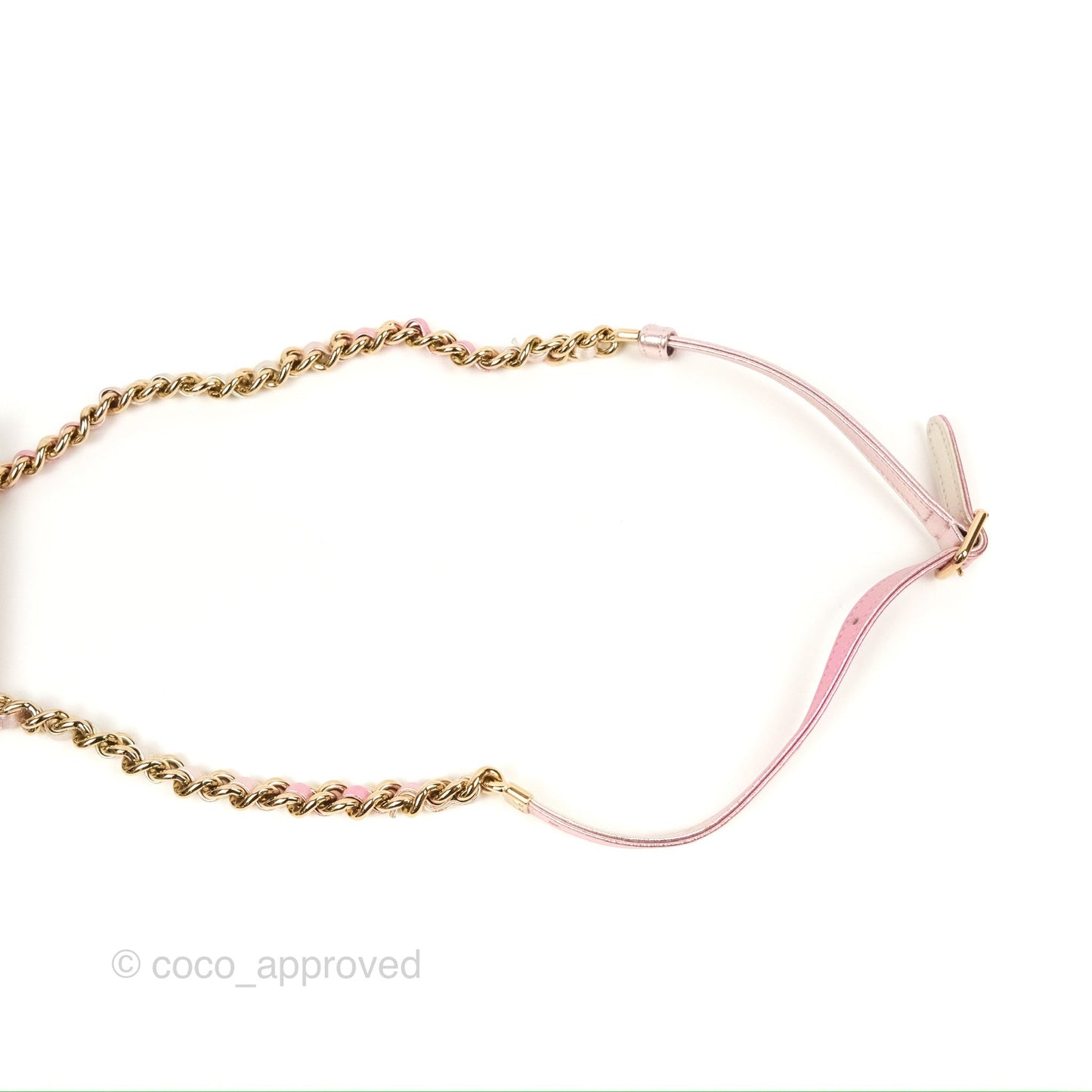 Chanel Waist Belt Bag Metallic Gradient Pink/Silver Lambskin Gold Hardware