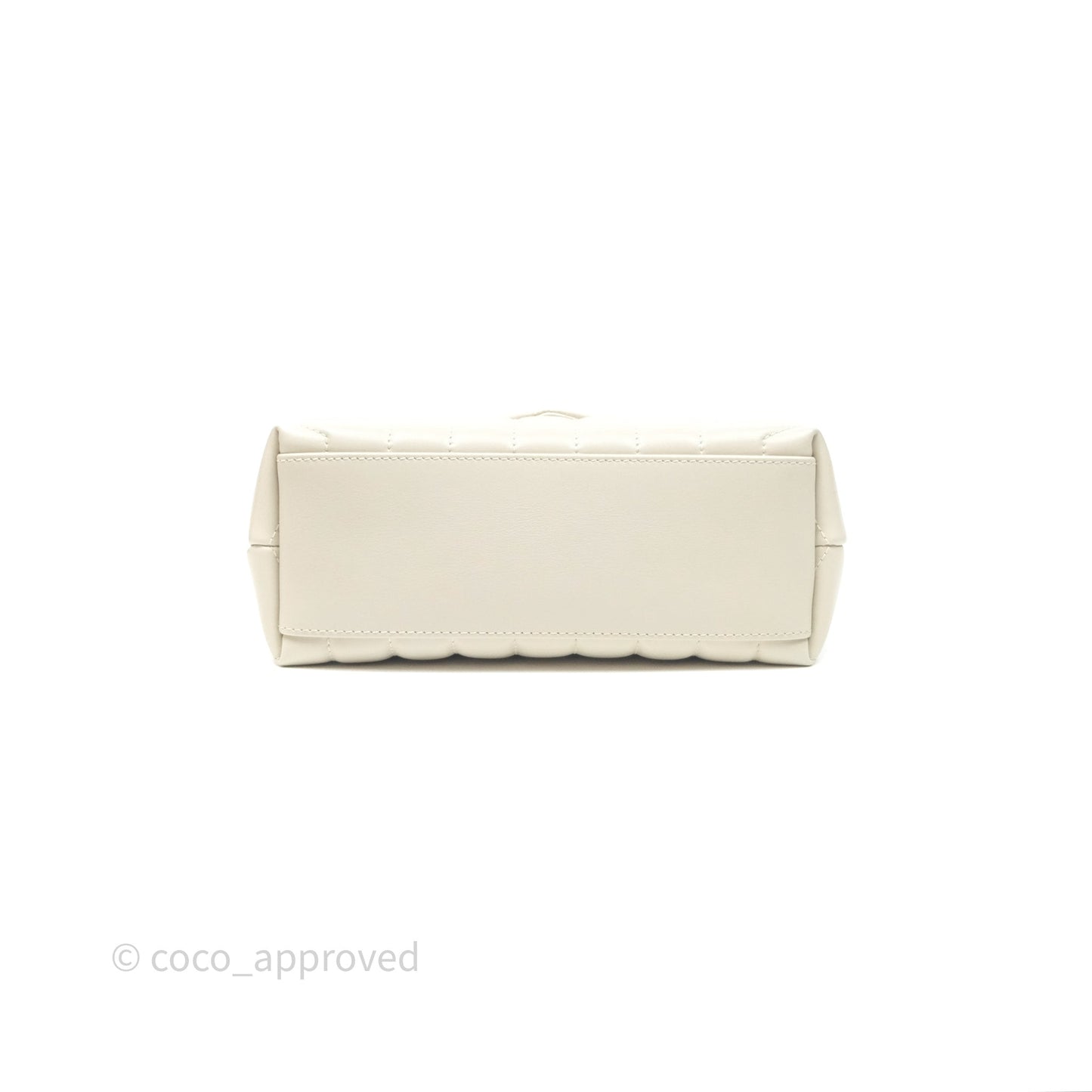 Saint Laurent Loulou Small Flap Bag Beige Calfskin Gold Hardware