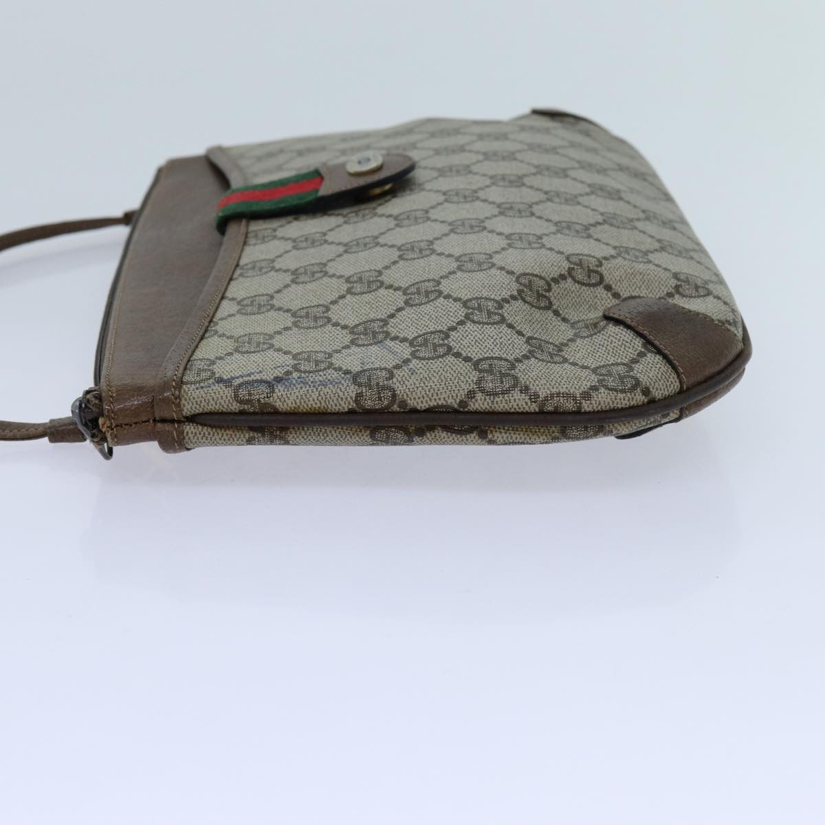 Luxury Gucci Trending 2025 GG Supreme Web Sherry Line Shoulder Bag Beige Green 904 02 026  72608
