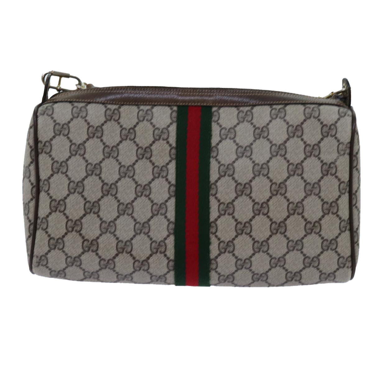 Luxury Gucci Trending 2025 GG Canvas Web Sherry Line Shoulder Bag PVC Beige Green Red  72609