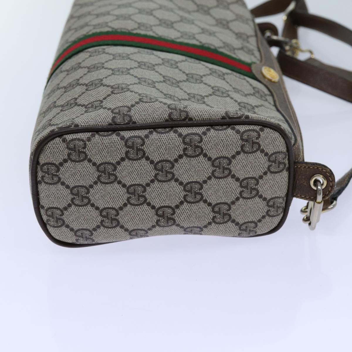 Luxury Gucci Trending 2025 GG Canvas Web Sherry Line Shoulder Bag PVC Beige Green Red  72609