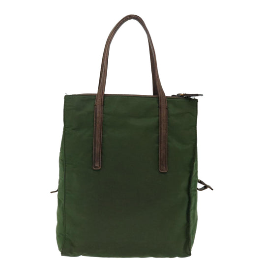 Luxury PradaHand Bag Nylon Khaki 72610