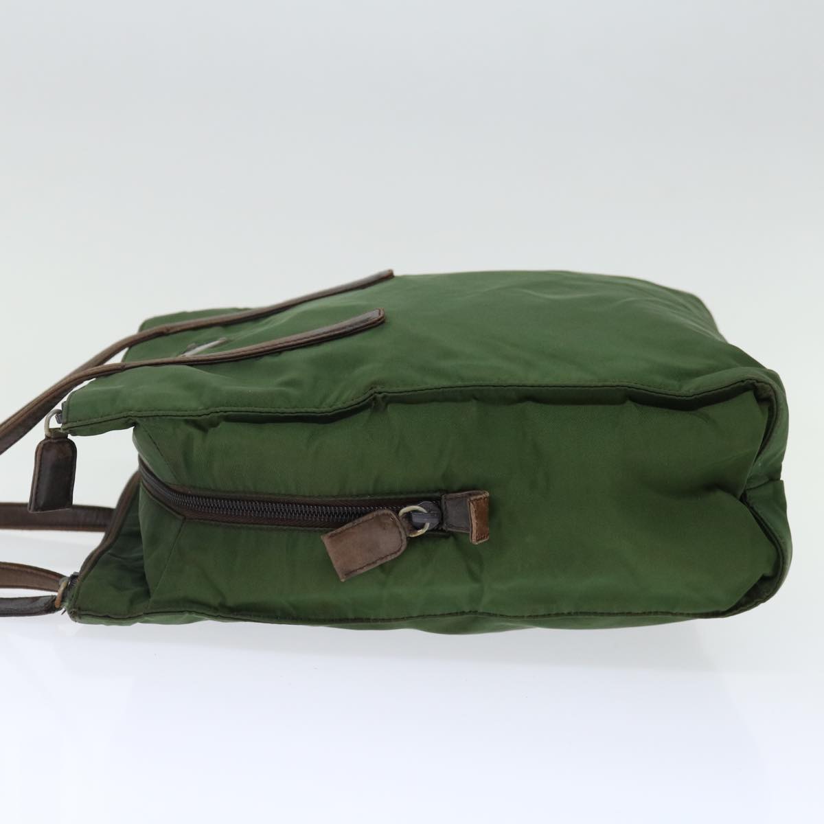 Luxury PradaHand Bag Nylon Khaki 72610