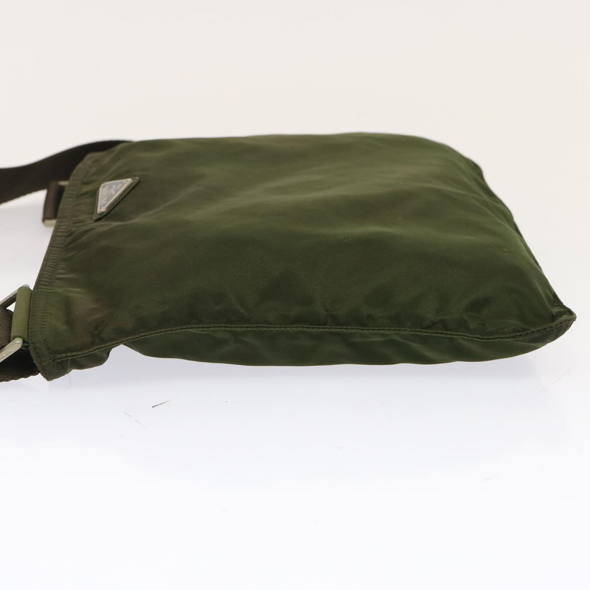 Luxury PradaShoulder Bag Nylon Khaki 72628