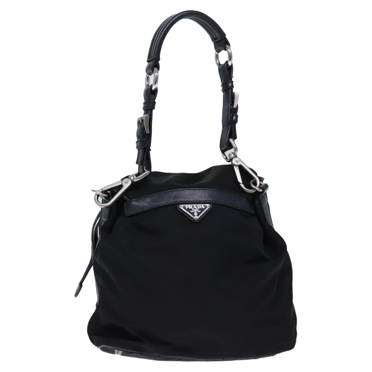 Luxury PradaShoulder Bag Nylon Black 72630