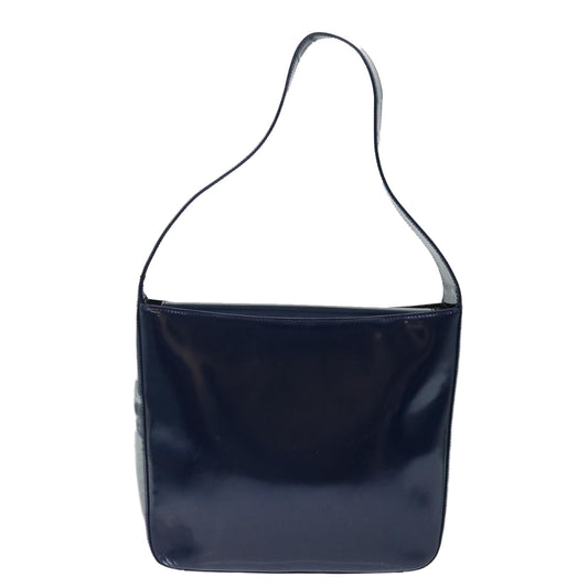 Luxury Gucci Trending 2025 Interlocking Shoulder Bag Enamel Navy  72657
