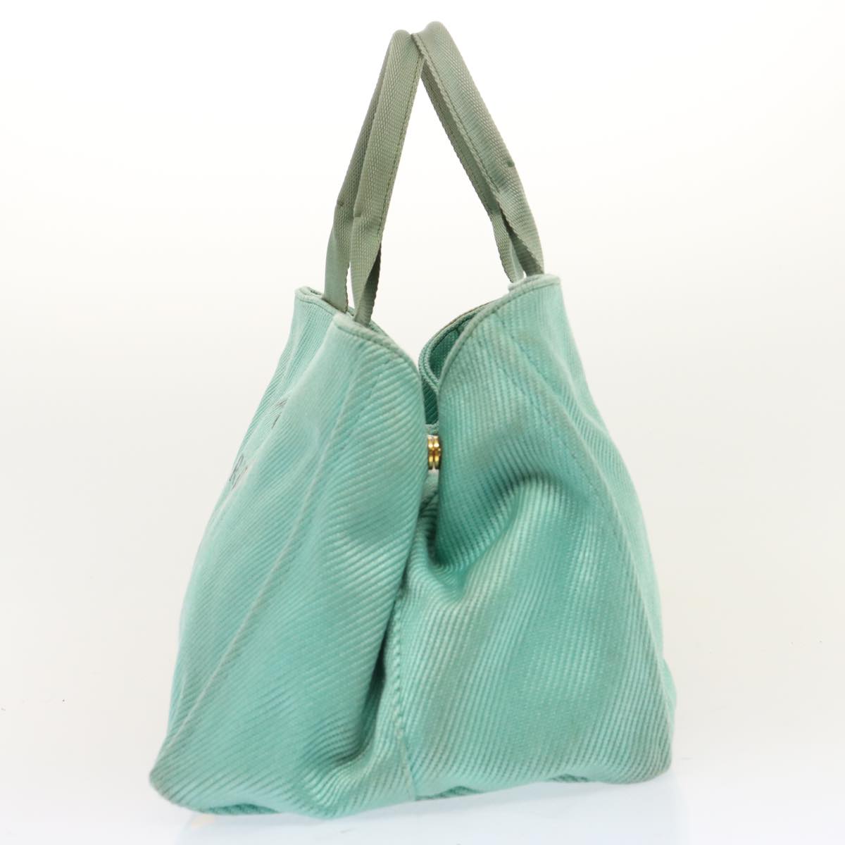 Luxury PradaCanapa GM Hand Bag Canvas Blue 72696
