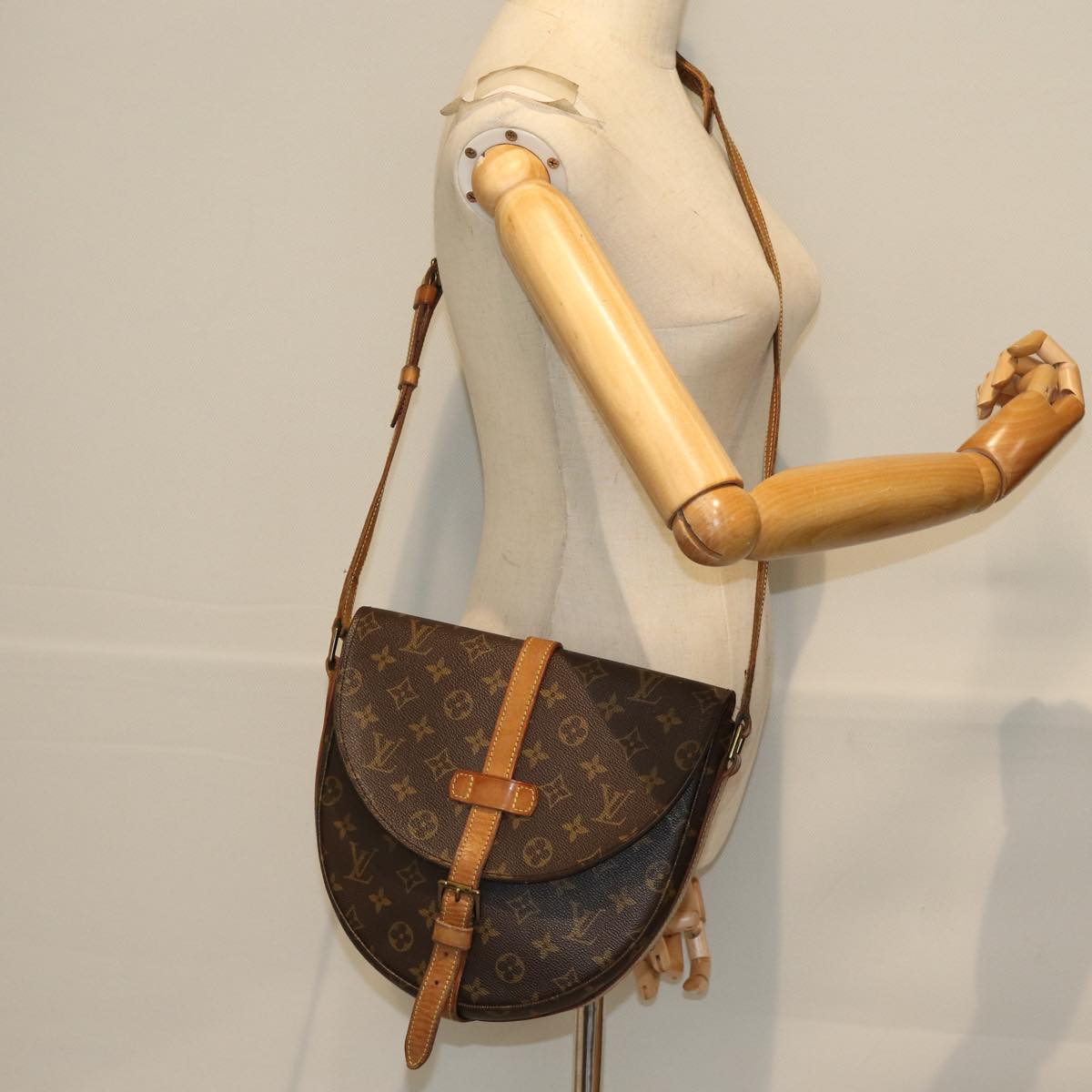LOUIS VUITTON Monogram Chantilly GM Shoulder Bag M51232 LV 72718