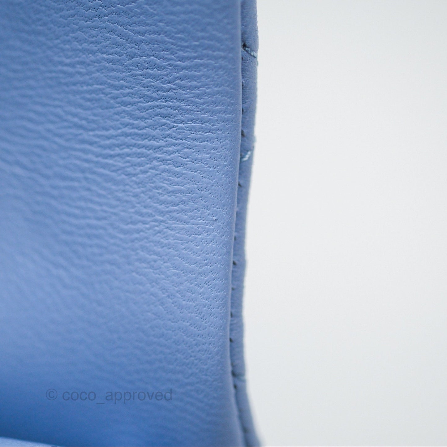 Chanel Small Classic Quilted Flap Sky Blue Lambskin Gold Hardware