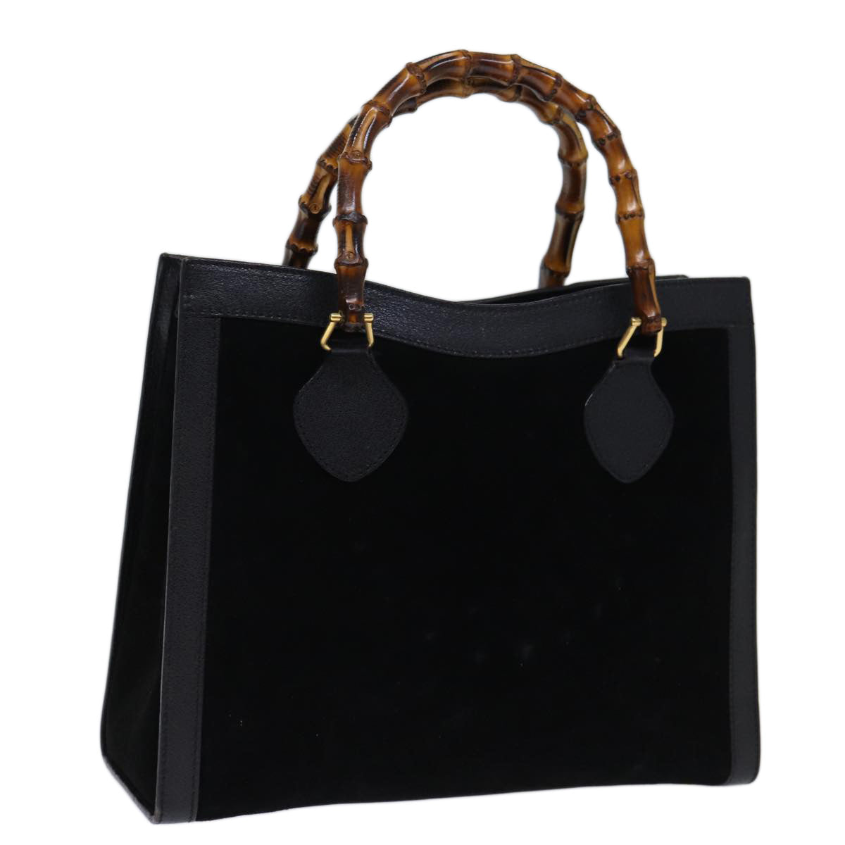 Luxury Gucci Trending 2025 Bamboo Hand Bag Suede Black 002 853 0260  72721