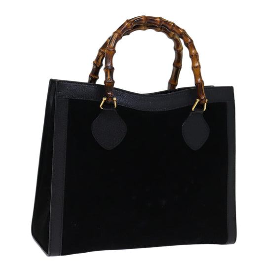 Luxury Gucci Trending 2025 Bamboo Hand Bag Suede Black 002 853 0260  72721