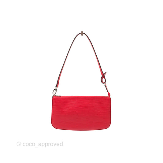 Louis Vuitton Epi Pochette Accessories NM Red