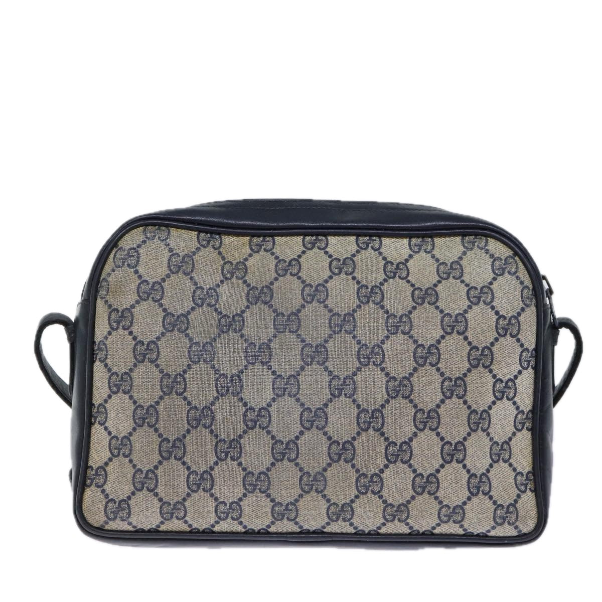 Luxury Gucci Trending 2025 GG Canvas Shoulder Bag PVC Navy  72758