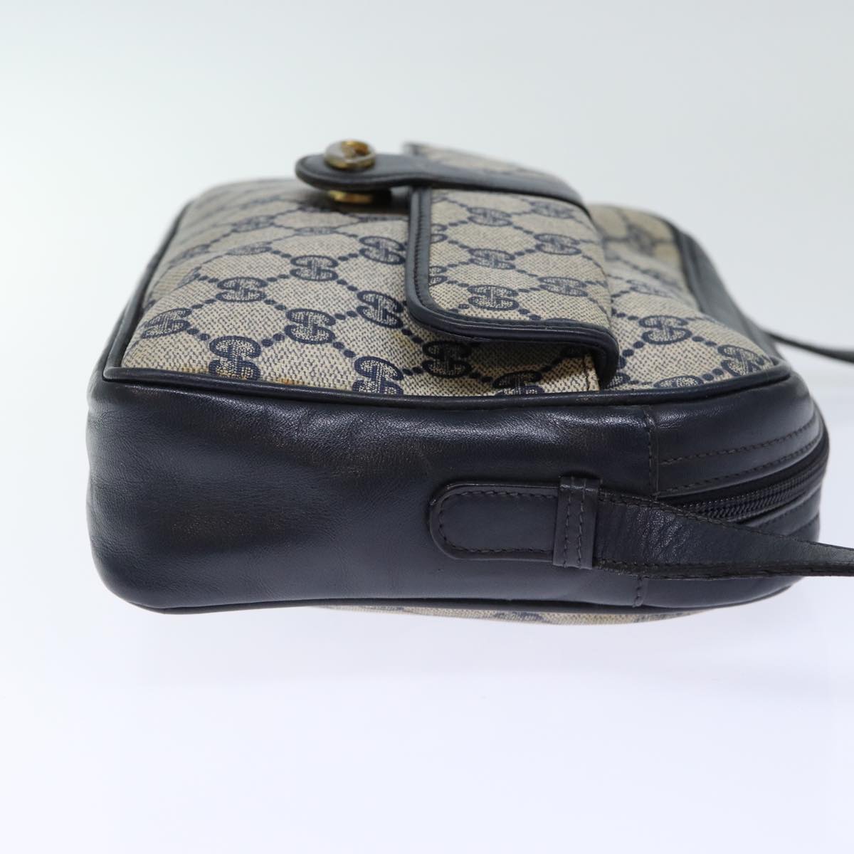 Luxury Gucci Trending 2025 GG Canvas Shoulder Bag PVC Navy  72758
