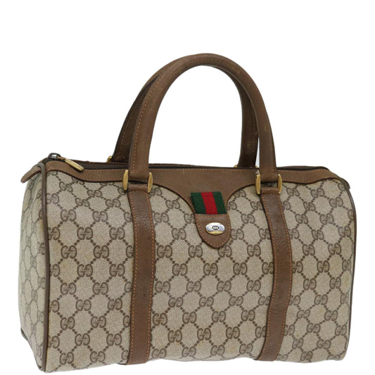 Luxury Gucci Trending 2025 GG Canvas Web Sherry Line Boston Bag PVC Beige Green Red  72785