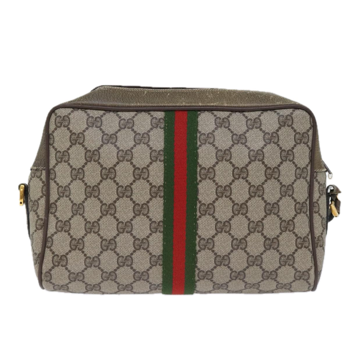 Luxury Gucci Trending 2025 GG Canvas Web Sherry Line Shoulder Bag PVC Beige Green Red  72787