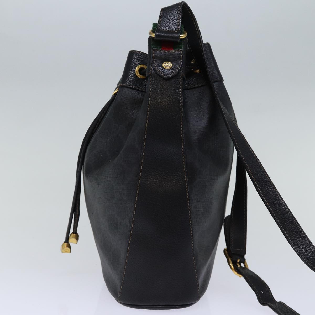 Luxury Gucci Trending 2025 GG Canvas Web Sherry Line Shoulder Bag PVC Black Green Red  72789