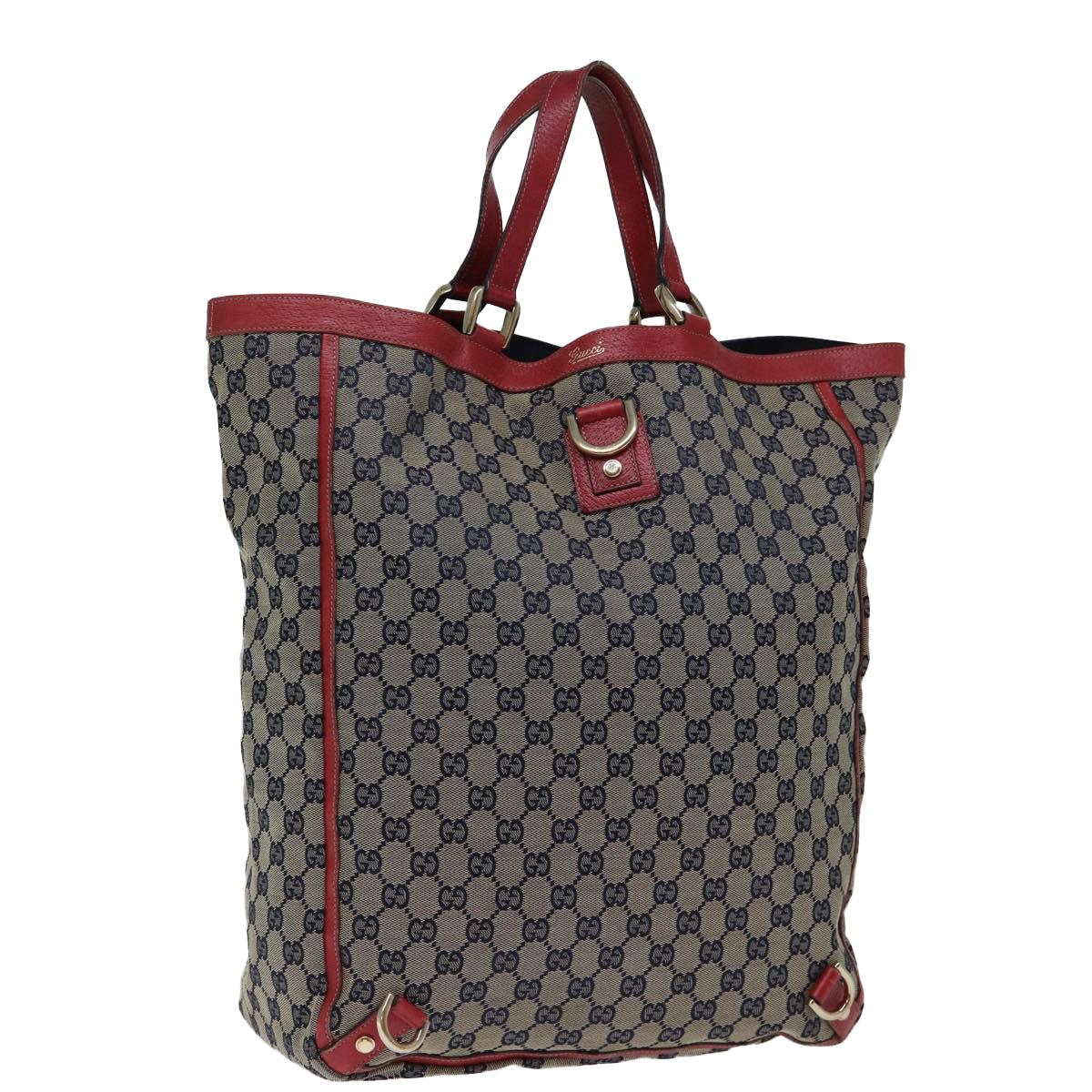 Luxury Gucci Trending 2025 GG Canvas Abbey Tote Bag Navy Red  72790
