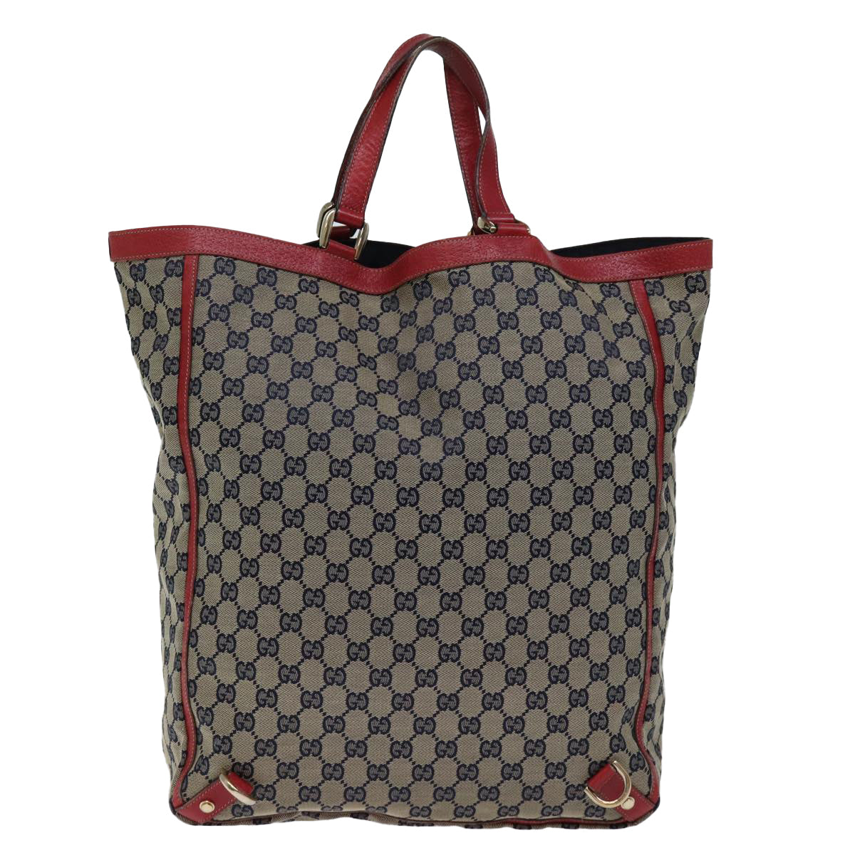 Luxury Gucci Trending 2025 GG Canvas Abbey Tote Bag Navy Red  72790