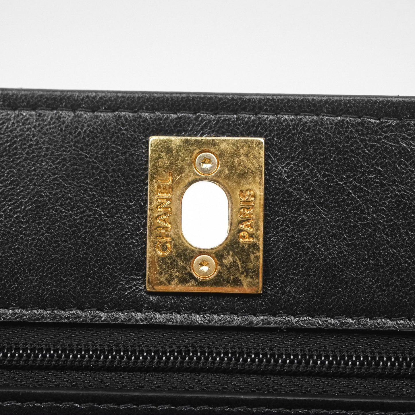 Chanel Quilted Dynasty Wallet on Chain WOC Black Shiny Lambskin Gold Hardware