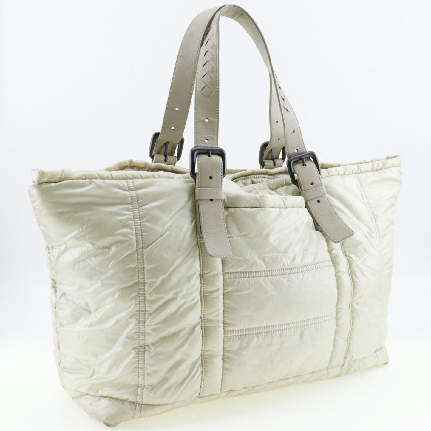 Luxury Bottega Veneta Intrecciato  Nylon Tote Bag ()