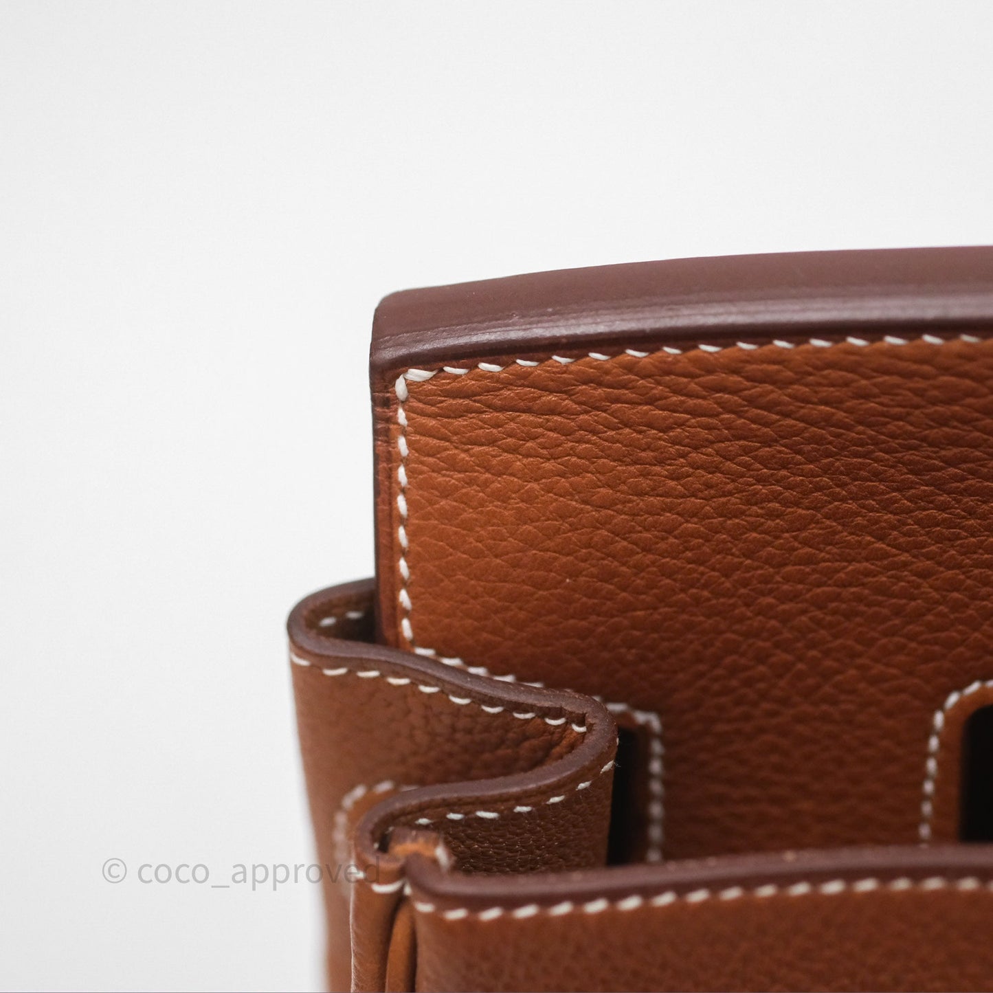 Hermès Birkin 25 Retourne Fauve 34 Barenia Gold Hardware