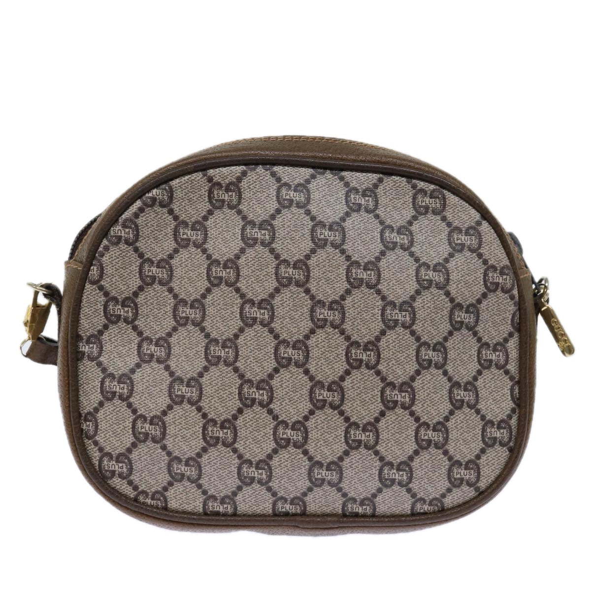 Luxury Gucci Trending 2025 GG PLUS Canvas Shoulder Bag PVC Beige  72812