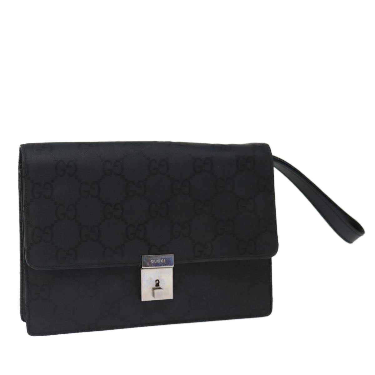 Luxury Gucci Trending 2025 GG Canvas Clutch Bag Nylon Black  72813