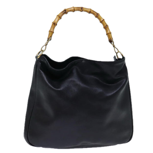 Luxury Gucci Trending 2025 Bamboo Hand Bag Leather Black 001 1998 1577  72814
