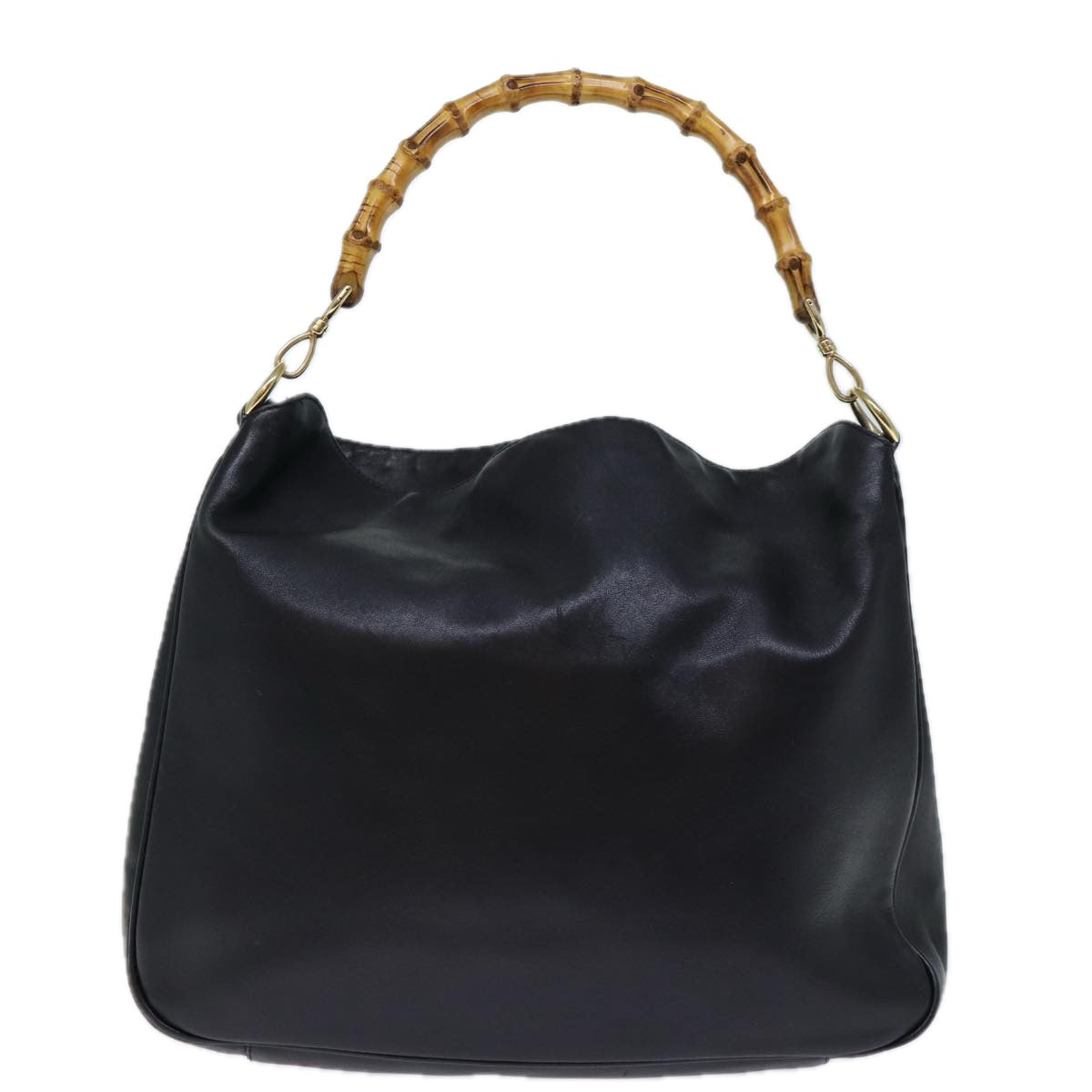 Luxury Gucci Trending 2025 Bamboo Hand Bag Leather Black 001 1998 1577  72814
