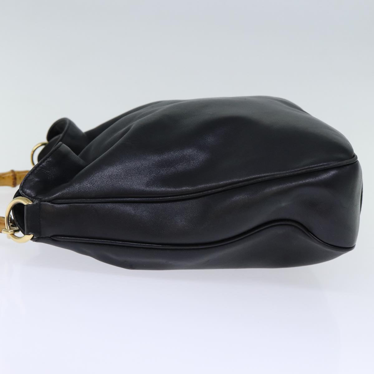 Luxury Gucci Trending 2025 Bamboo Hand Bag Leather Black 001 1998 1577  72814