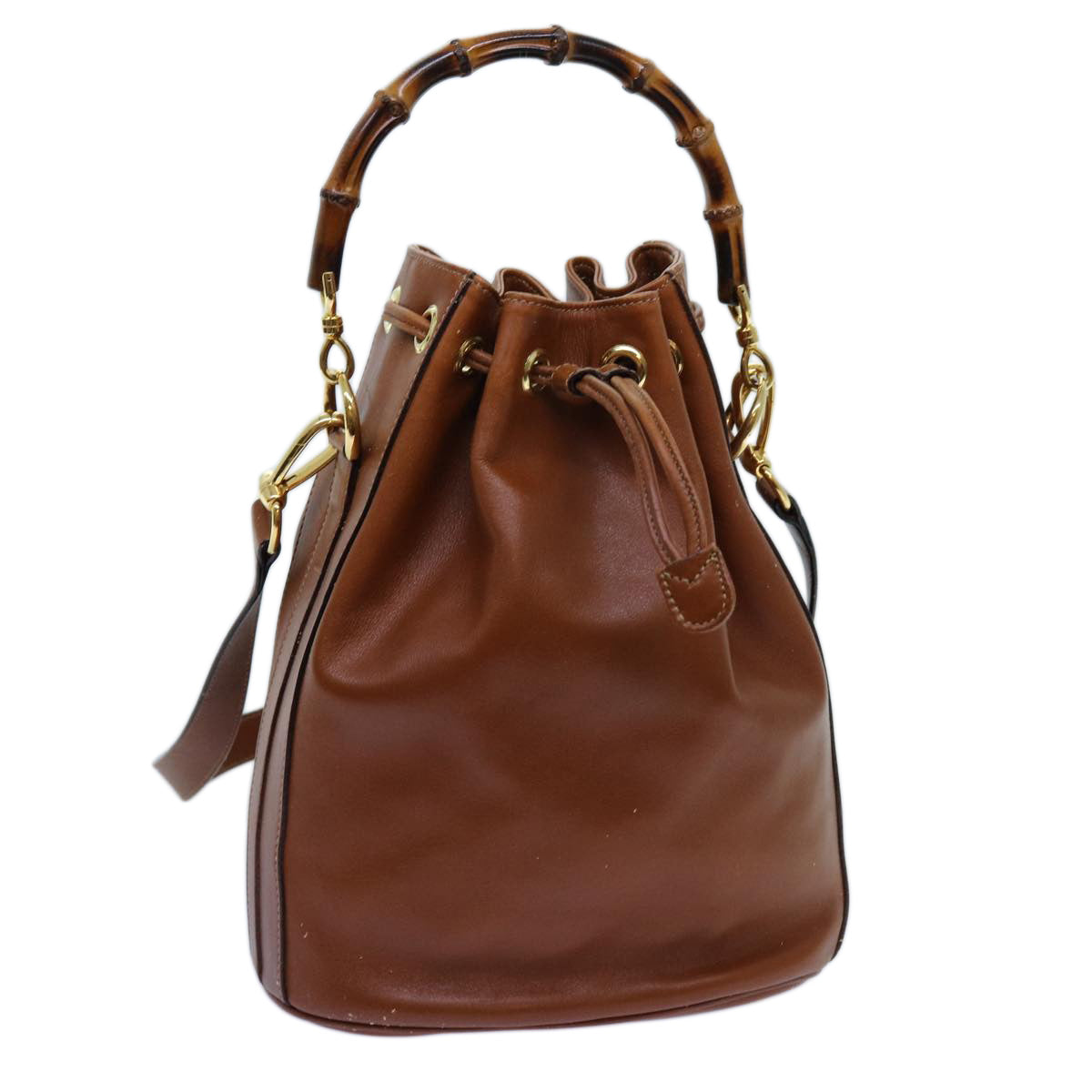 Luxury Gucci Trending 2025 Bamboo Hand Bag Leather 2way Brown 001 2865 1657  72828