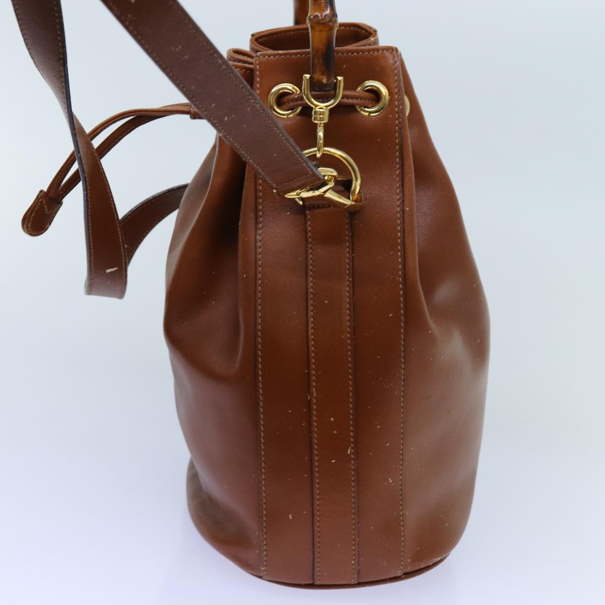 Luxury Gucci Trending 2025 Bamboo Hand Bag Leather 2way Brown 001 2865 1657  72828
