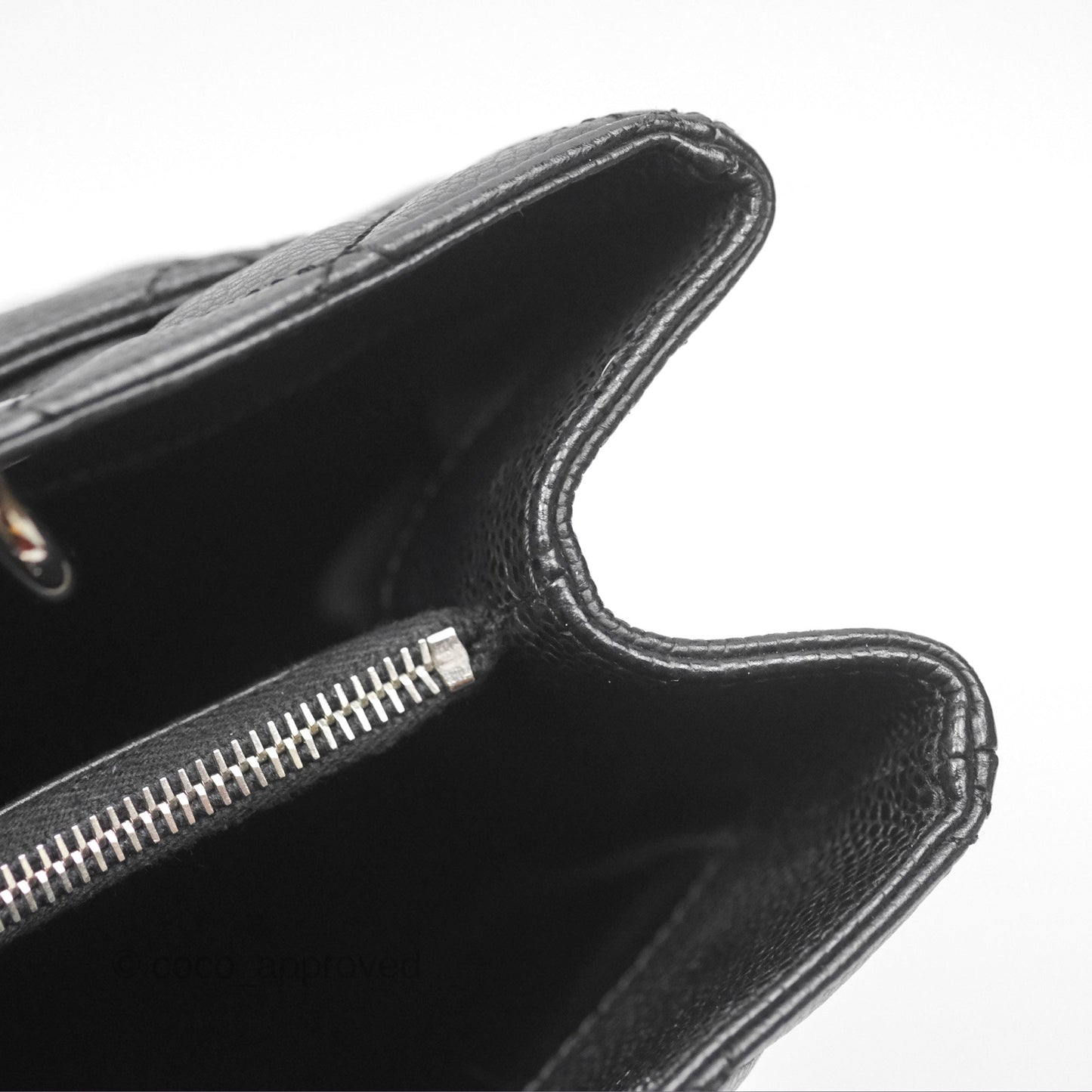 Chanel GST Black Caviar Silver Hardware
