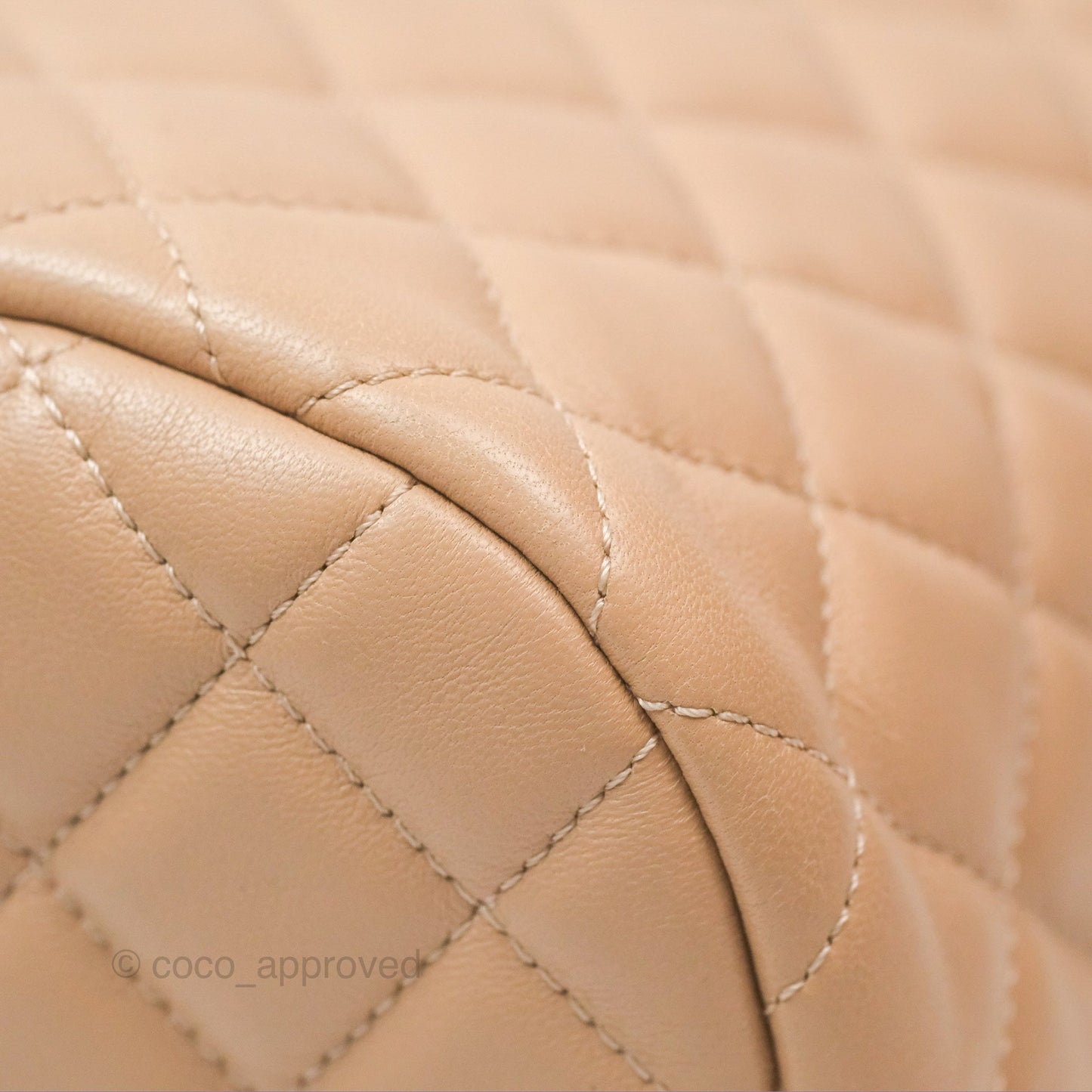 Chanel Quilted Small Urban Spirit Backpack Beige Lambskin Silver Hardware