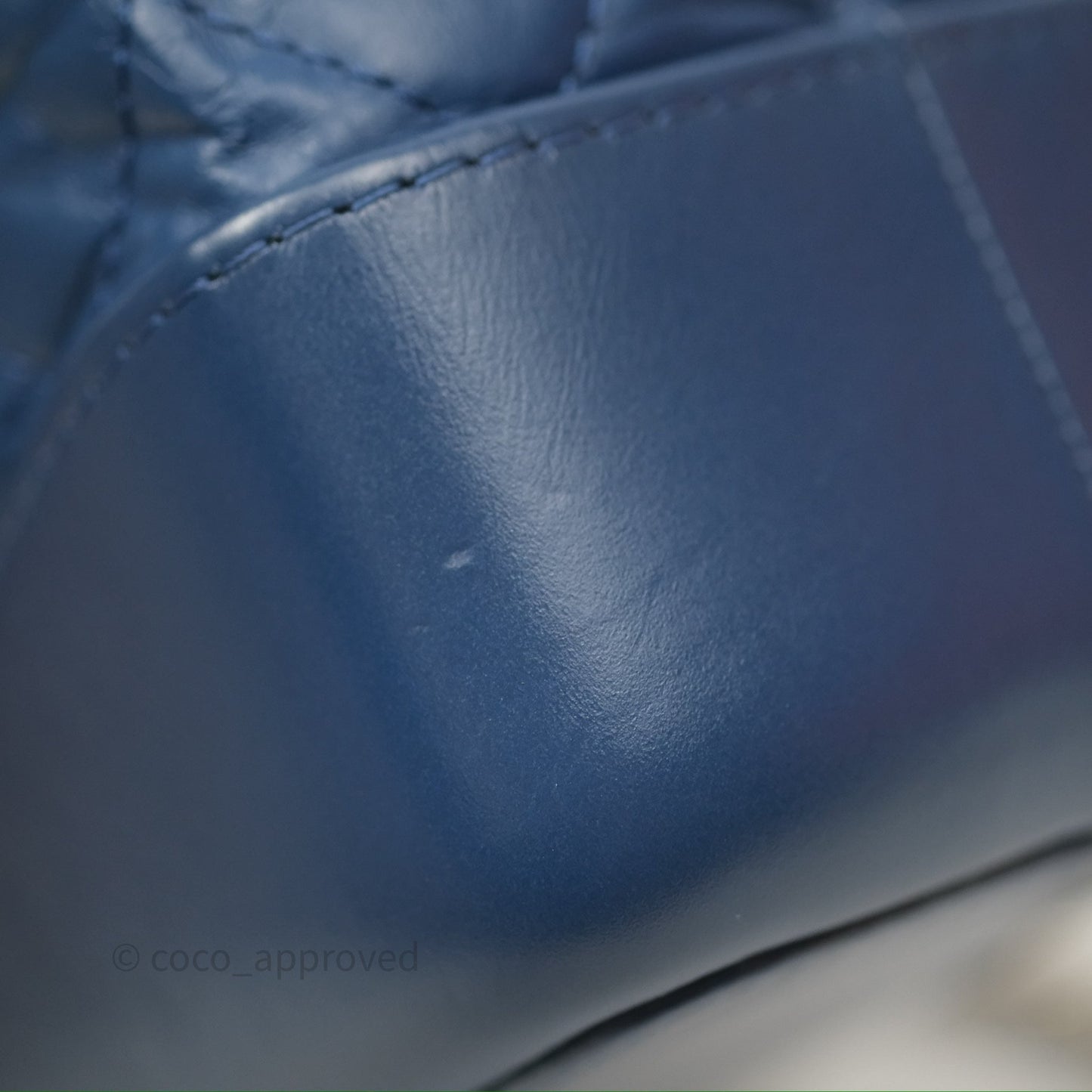 Chanel Small Gabrielle Backpack Blue Aged Calfskin