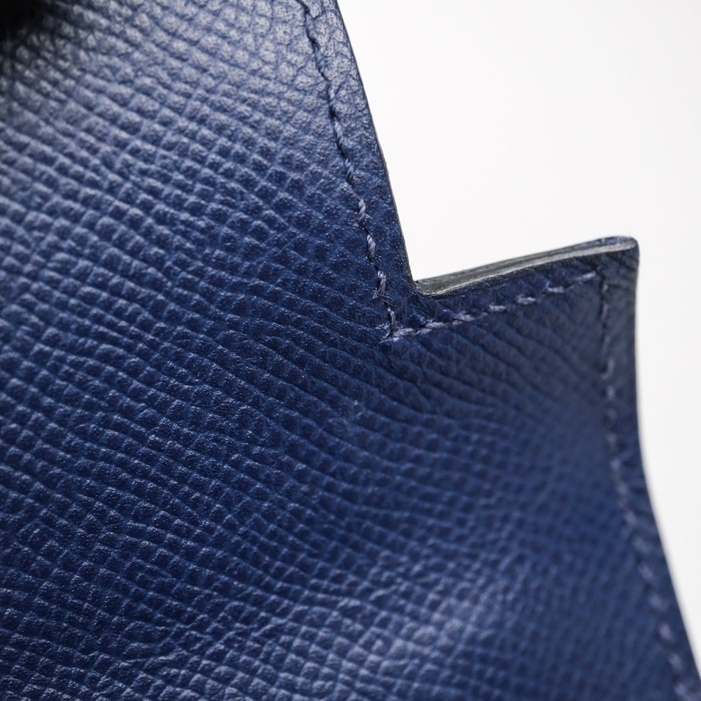 Hermes Kelly 32 Bleu Saphir 73 Epsom Palladium Hardware